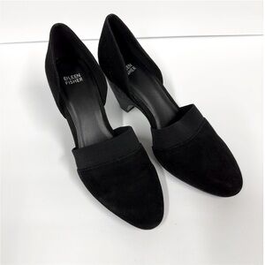 Eileen Fisher Women's Hilly Wedge D'Orsay Pump in Black